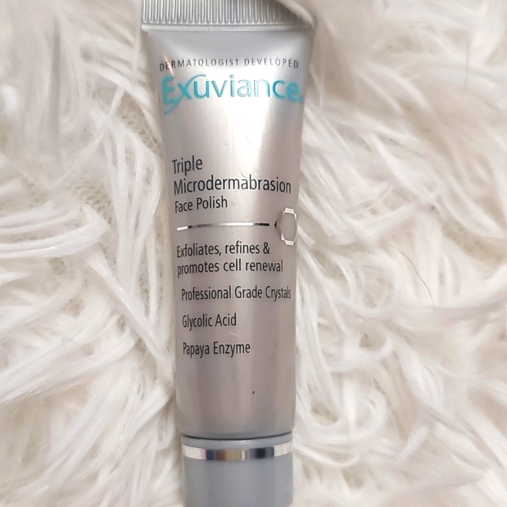 Exuviance Triple Microdermabrasion Face Polish 10g/0.35oz Cosmetics Travel Size